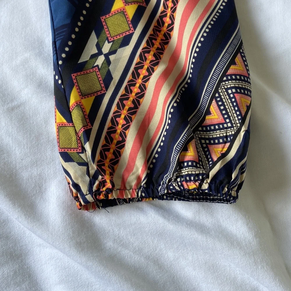 Pink Owl geometric blouse - Picture 7 of 8